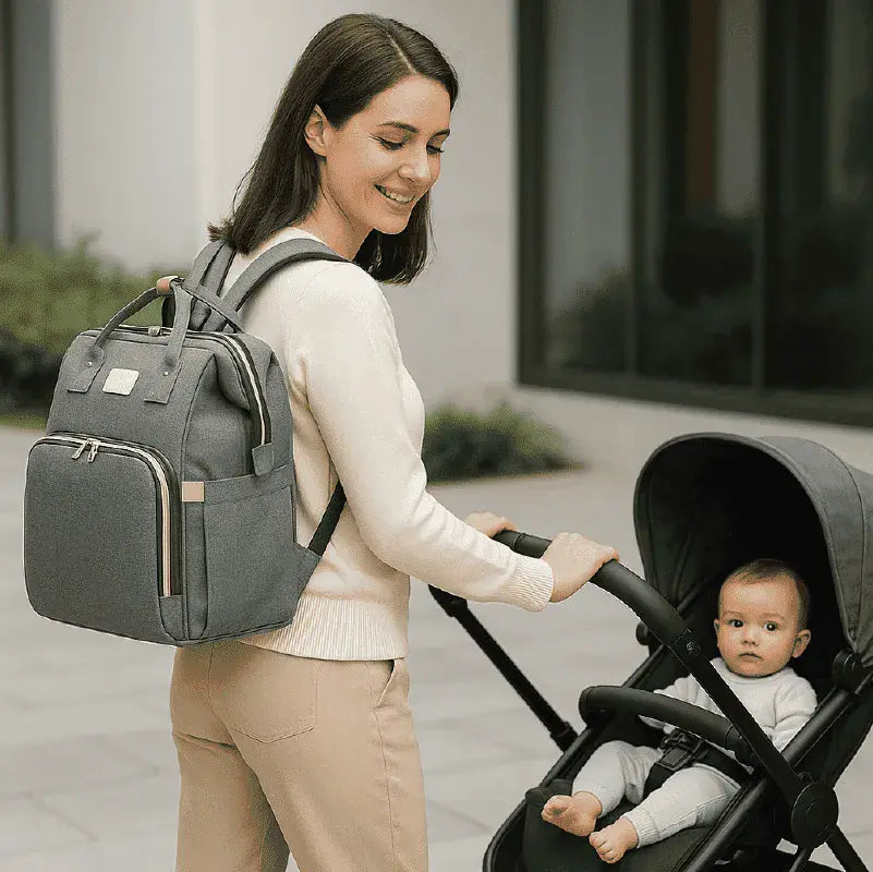 "PAÑALERA®" 👉 “Porque ser mamá ya pesa bastante… tu pañalera no tiene que hacerlo.”