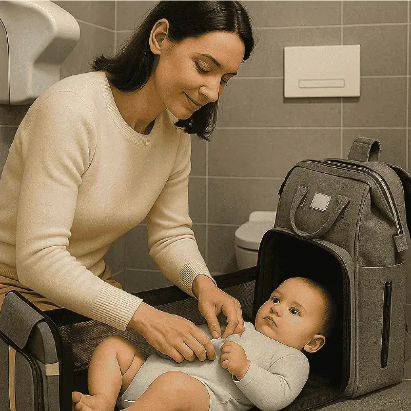 "PAÑALERA®" 👉 “Porque ser mamá ya pesa bastante… tu pañalera no tiene que hacerlo.”