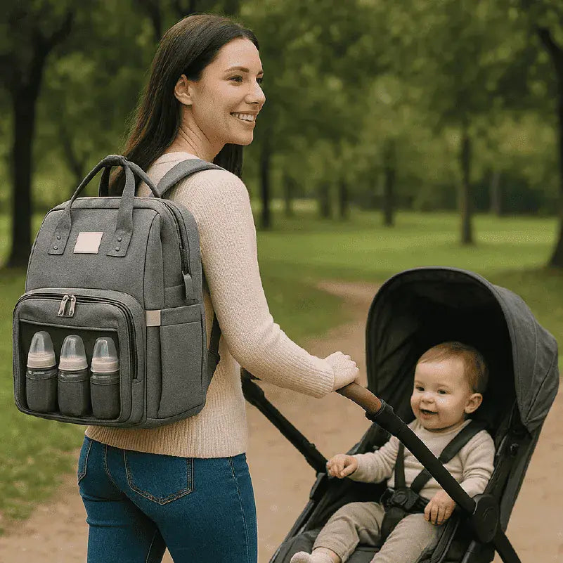"PAÑALERA®" 👉 “Porque ser mamá ya pesa bastante… tu pañalera no tiene que hacerlo.”