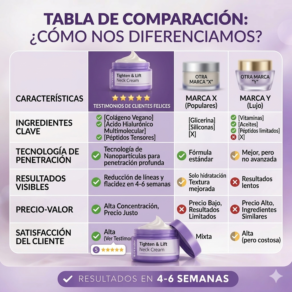 Crema Reafirmante Lifting para el Cuello y pecho