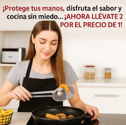"PINZA ESCURRIDOR "🔥 Dile adiós a las quemaduras y hola al 2x1 que hará tu cocina más segura y deliciosa. 🍟