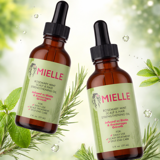 🌿 ¿La caída del cabello no se cura se trata  ? - Mielle Rosemary Mint te cura desde la Raiz