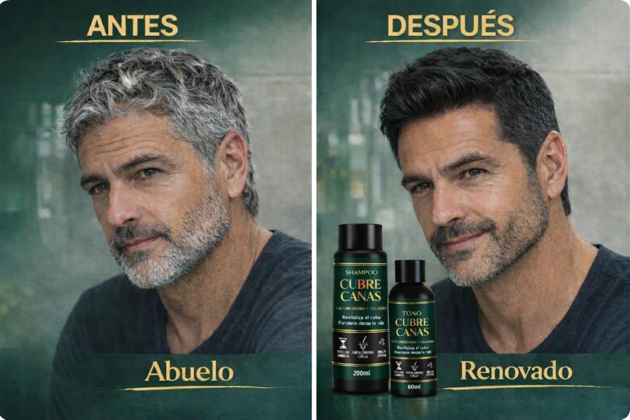 🔥 El único tratamiento efectivo para las canas.
