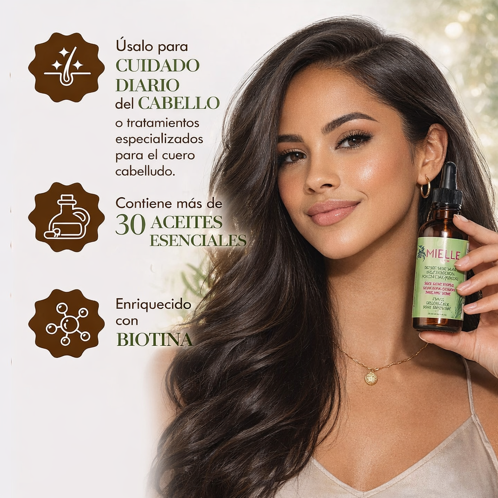 🌿 ¿La caída del cabello no se cura se trata  ? - Mielle Rosemary Mint te cura desde la Raiz