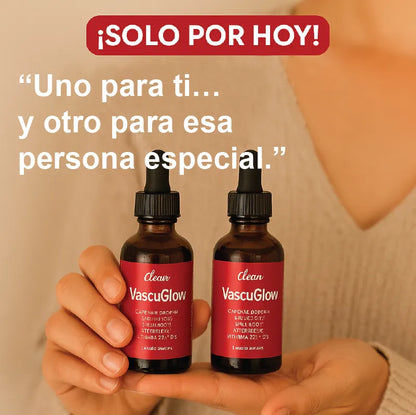 "VASCUGLOW®" 2 unid 👉 “3 gotas al día… y cambia tu energía.” ⚡
